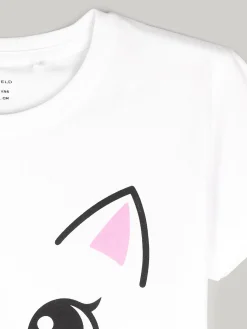 GATE Bawełniana koszulka z nadrukiem|Dzieci Dziewczynki·Koszulki I Topy