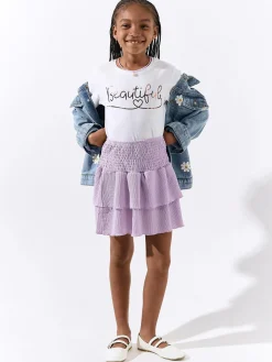 GATE Bawełniana koszulka z nadrukiem|Dzieci Dziewczynki·Koszulki I Topy