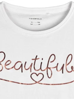 GATE Bawełniana koszulka z nadrukiem|Dzieci Dziewczynki·Koszulki I Topy