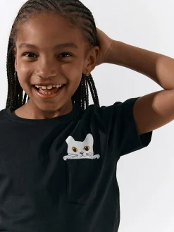 GATE Bawełniana koszulka z nadrukiem|Dzieci Dziewczynki·Koszulki I Topy