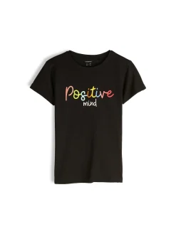 GATE Bawełniana koszulka z nadrukiem|Dzieci Dziewczynki·Koszulki I Topy