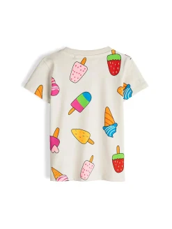 GATE Bawełniana koszulka z nadrukiem|Dzieci Dziewczynki·Koszulki I Topy