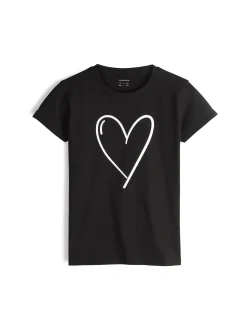 GATE Bawełniana koszulka z nadrukiem|Dzieci Dziewczynki·Koszulki I Topy