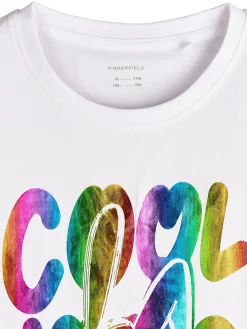 GATE Bawełniana koszulka z nadrukiem|Dzieci Dziewczynki·Koszulki I Topy