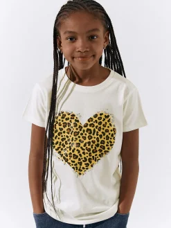 GATE Bawełniana koszulka z nadrukiem|Dzieci Dziewczynki·Koszulki I Topy