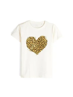 GATE Bawełniana koszulka z nadrukiem|Dzieci Dziewczynki·Koszulki I Topy