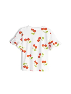 GATE Bawełniana koszulka z nadrukiem|Dzieci Dziewczynki·Koszulki I Topy