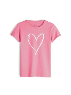 GATE Bawełniana koszulka z nadrukiem|Dzieci Dziewczynki·Koszulki I Topy