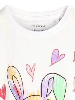 GATE Bawełniana koszulka z nadrukiem|Dzieci Dziewczynki·Koszulki I Topy