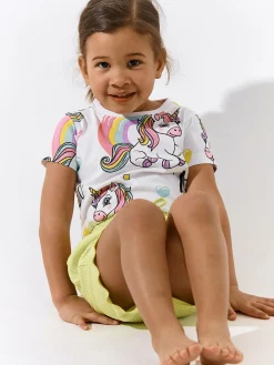 GATE Bawełniana koszulka z nadrukiem|Dzieci Dziewczynki·Koszulki I Topy