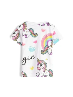 GATE Bawełniana koszulka z nadrukiem|Dzieci Dziewczynki·Koszulki I Topy