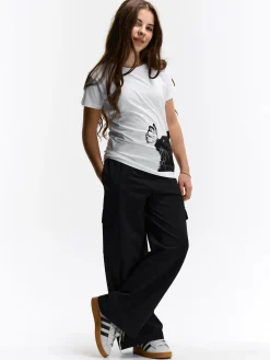 GATE Bawełniana koszulka z nadrukiem|Dzieci Dziewczynki·Koszulki I Topy