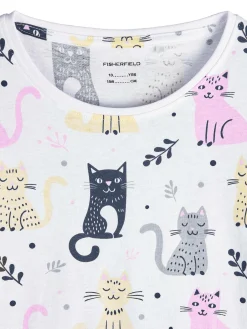 GATE Bawełniana koszulka z nadrukiem|Dzieci Dziewczynki·Koszulki I Topy