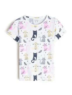 GATE Bawełniana koszulka z nadrukiem|Dzieci Dziewczynki·Koszulki I Topy