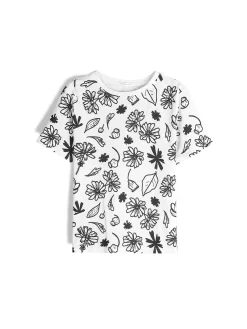 GATE Bawełniana koszulka z nadrukiem| Koszulki I Topy·Koszulki