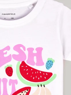 GATE Bawełniana koszulka z nadrukiem|Dzieci Dziewczynki·Koszulki I Topy