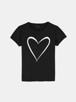 GATE Bawełniana koszulka z nadrukiem|Dzieci Dziewczynki·Koszulki I Topy