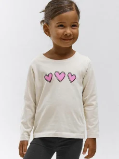 GATE Bawełniana koszulka z nadrukiem|Dzieci Dziewczynki·Koszulki I Topy