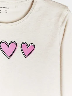 GATE Bawełniana koszulka z nadrukiem|Dzieci Dziewczynki·Koszulki I Topy