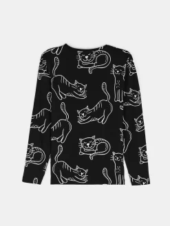 GATE Bawełniana koszulka z nadrukiem|Dzieci Dziewczynki·Koszulki I Topy