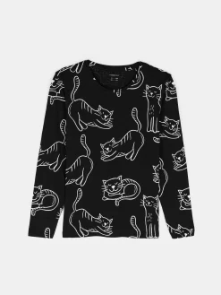 GATE Bawełniana koszulka z nadrukiem|Dzieci Dziewczynki·Koszulki I Topy