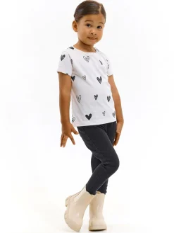 GATE Bawełniana koszulka z nadrukiem|Dzieci Dziewczynki·Koszulki I Topy