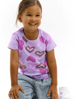 GATE Bawełniana koszulka z nadrukiem|Dzieci Dziewczynki·Koszulki I Topy