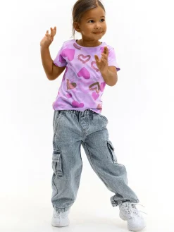 GATE Bawełniana koszulka z nadrukiem|Dzieci Dziewczynki·Koszulki I Topy