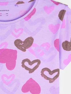 GATE Bawełniana koszulka z nadrukiem|Dzieci Dziewczynki·Koszulki I Topy