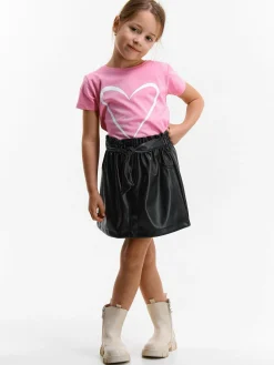 GATE Bawełniana koszulka z nadrukiem|Dzieci Dziewczynki·Koszulki I Topy