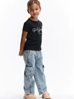 GATE Bawełniana koszulka z nadrukiem|Dzieci Dziewczynki·Koszulki I Topy