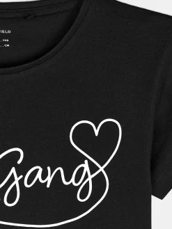 GATE Bawełniana koszulka z nadrukiem|Dzieci Dziewczynki·Koszulki I Topy