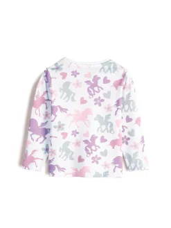 GATE Bawełniana koszulka z nadrukiem|Dzieci Dziewczynki·Koszulki I Topy