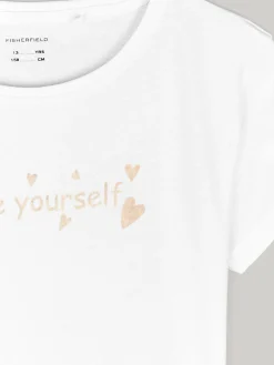 GATE Bawełniana koszulka z nadrukiem|Dzieci Dziewczynki·Koszulki I Topy