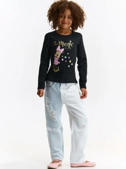 GATE Bawełniana koszulka z nadrukiem|Dzieci Dziewczynki·Koszulki I Topy