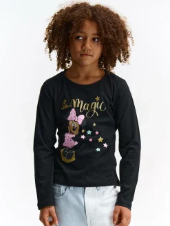 GATE Bawełniana koszulka z nadrukiem|Dzieci Dziewczynki·Koszulki I Topy