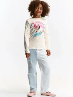 GATE Bawełniana koszulka z nadrukiem|Dzieci Dziewczynki·Koszulki I Topy