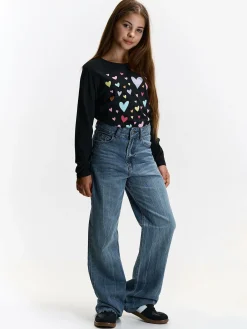 GATE Bawełniana koszulka z nadrukiem|Dzieci Dziewczynki·Koszulki I Topy