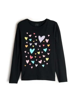 GATE Bawełniana koszulka z nadrukiem|Dzieci Dziewczynki·Koszulki I Topy