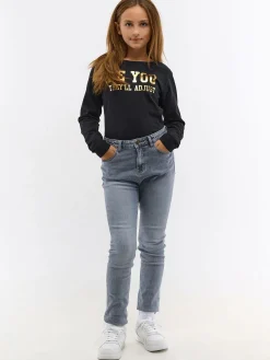 GATE Bawełniana koszulka z nadrukiem|Dzieci Dziewczynki·Koszulki I Topy