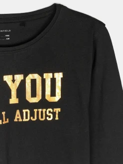 GATE Bawełniana koszulka z nadrukiem|Dzieci Dziewczynki·Koszulki I Topy