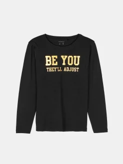 GATE Bawełniana koszulka z nadrukiem|Dzieci Dziewczynki·Koszulki I Topy