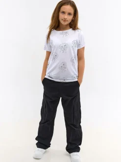 GATE Bawełniana koszulka z nadrukiem|Dzieci Dziewczynki·Koszulki I Topy