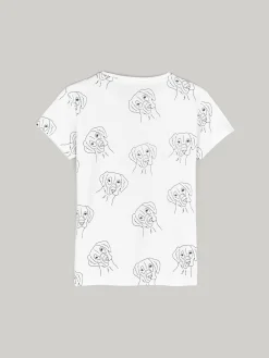 GATE Bawełniana koszulka z nadrukiem|Dzieci Dziewczynki·Koszulki I Topy