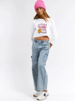 GATE Bawełniana koszulka z nadrukiem|Dzieci Dziewczynki·Koszulki I Topy