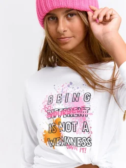 GATE Bawełniana koszulka z nadrukiem|Dzieci Dziewczynki·Koszulki I Topy