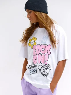 GATE Bawełniana koszulka z nadrukiem|Dzieci Dziewczynki·Koszulki I Topy