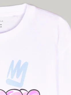 GATE Bawełniana koszulka z nadrukiem|Dzieci Dziewczynki·Koszulki I Topy