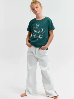 GATE Bawełniana koszulka z nadrukiem|Dzieci Dziewczynki·Koszulki I Topy