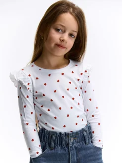 GATE Bawełniana koszulka z nadrukiem|Dzieci Dziewczynki·Koszulki I Topy